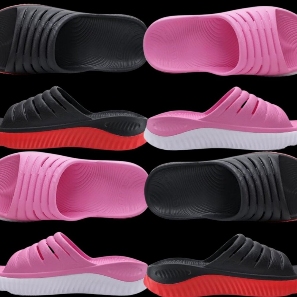 NEW GPOS Recovery Slide Orthotic Plantar Fasciitis Relief black/red pink/white